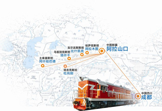 中亚国际铁路货运列